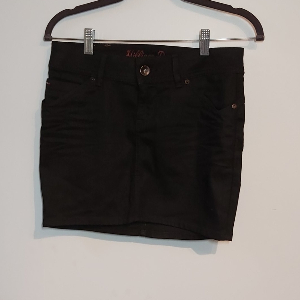 Tommy Hilfiger black denim skirt